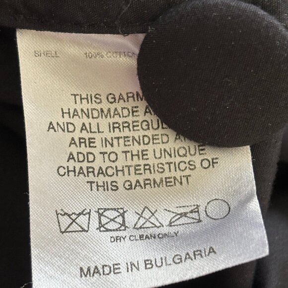 Elzinga Black Cotton Painter Dress - Size Small - Fits TU - Picture 4 of 13